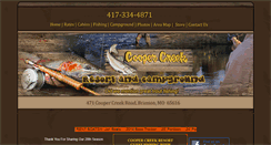 Desktop Screenshot of coopercreekresort.com